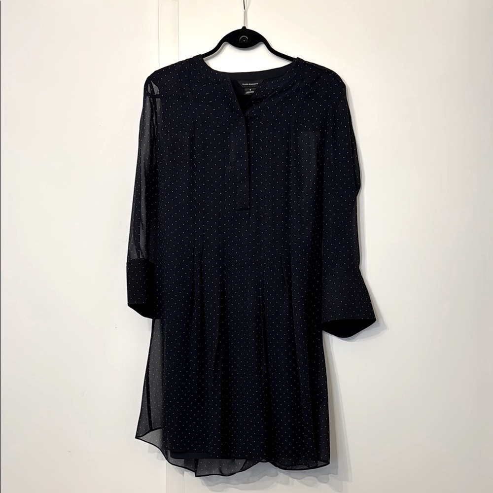 Club Monaco Silk Pintuck Dress